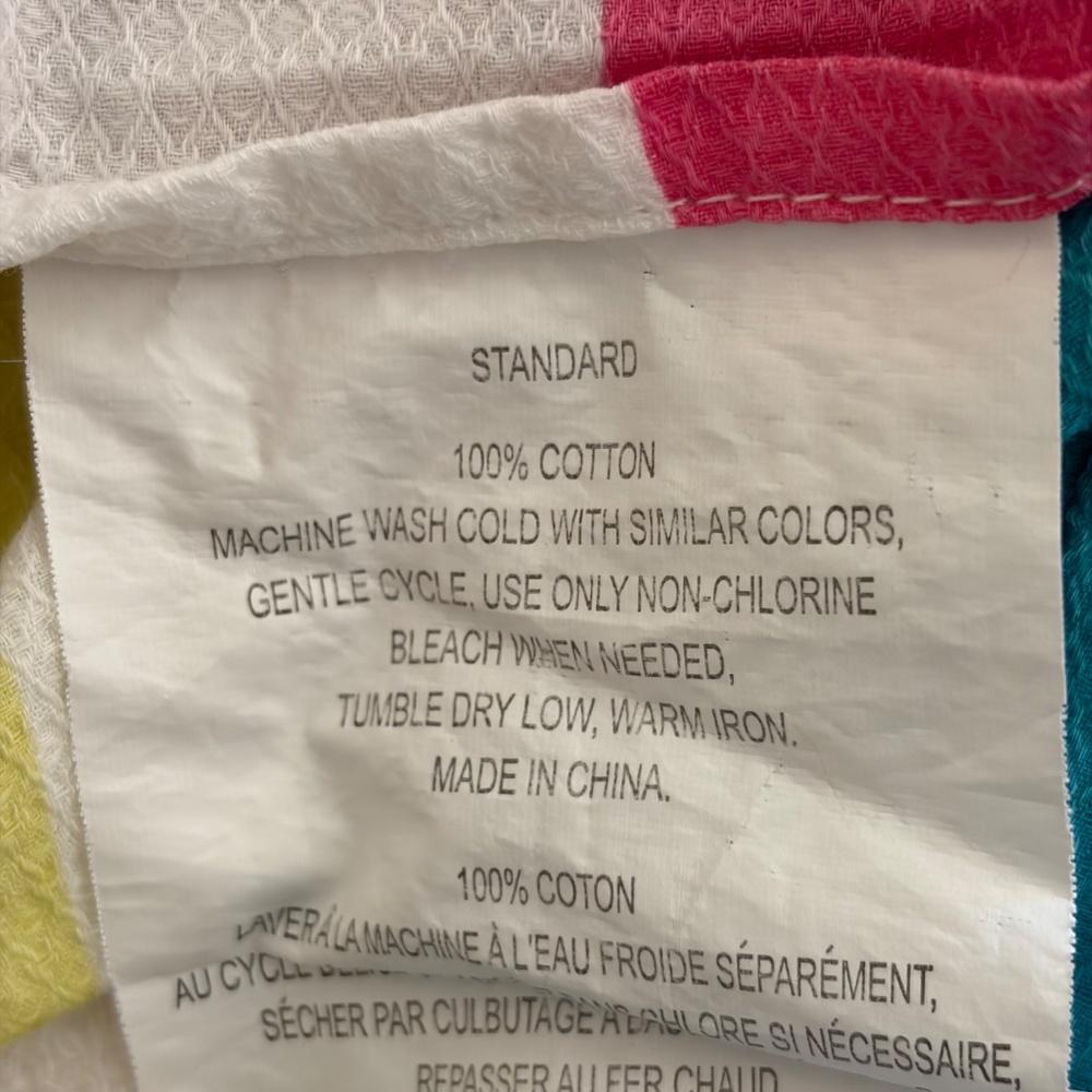 Kate Spade comforter set Full/Queen Candy Stripe - Picture 8 of 12